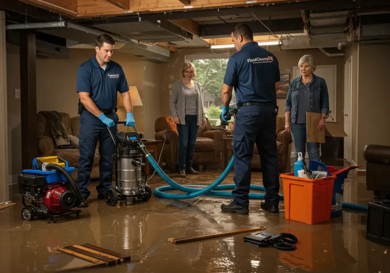 Basement Water Extraction and Removal Techniques process in Mathis, TX